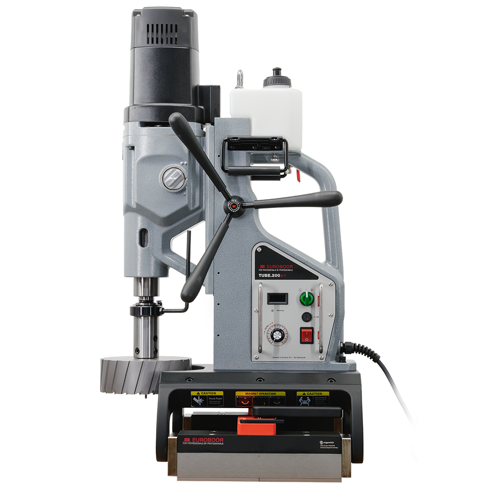 Magnetic drilling machine, 200 mm, 220 V. Euroboor TUBE.200S/T - 1/8, M3 thumbnail 2