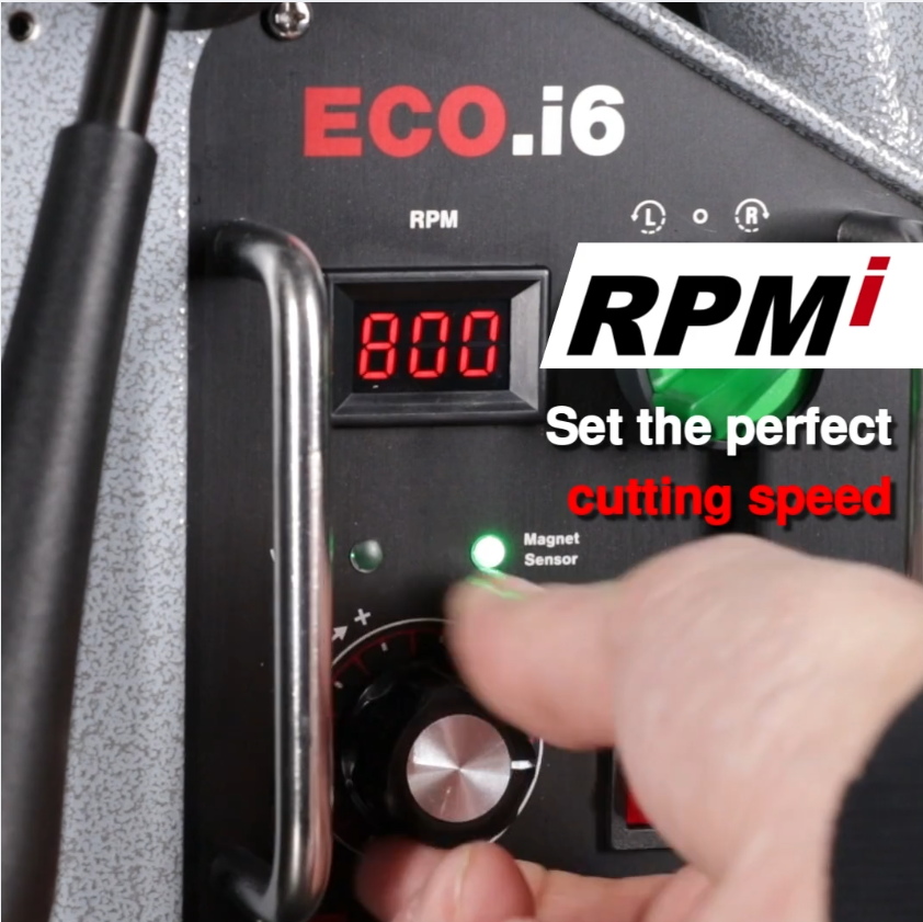 Magnetic drilling machine, 60 mm, 220 V. Euroboor ECO.i6 - 1/8, M3 thumbnail 2