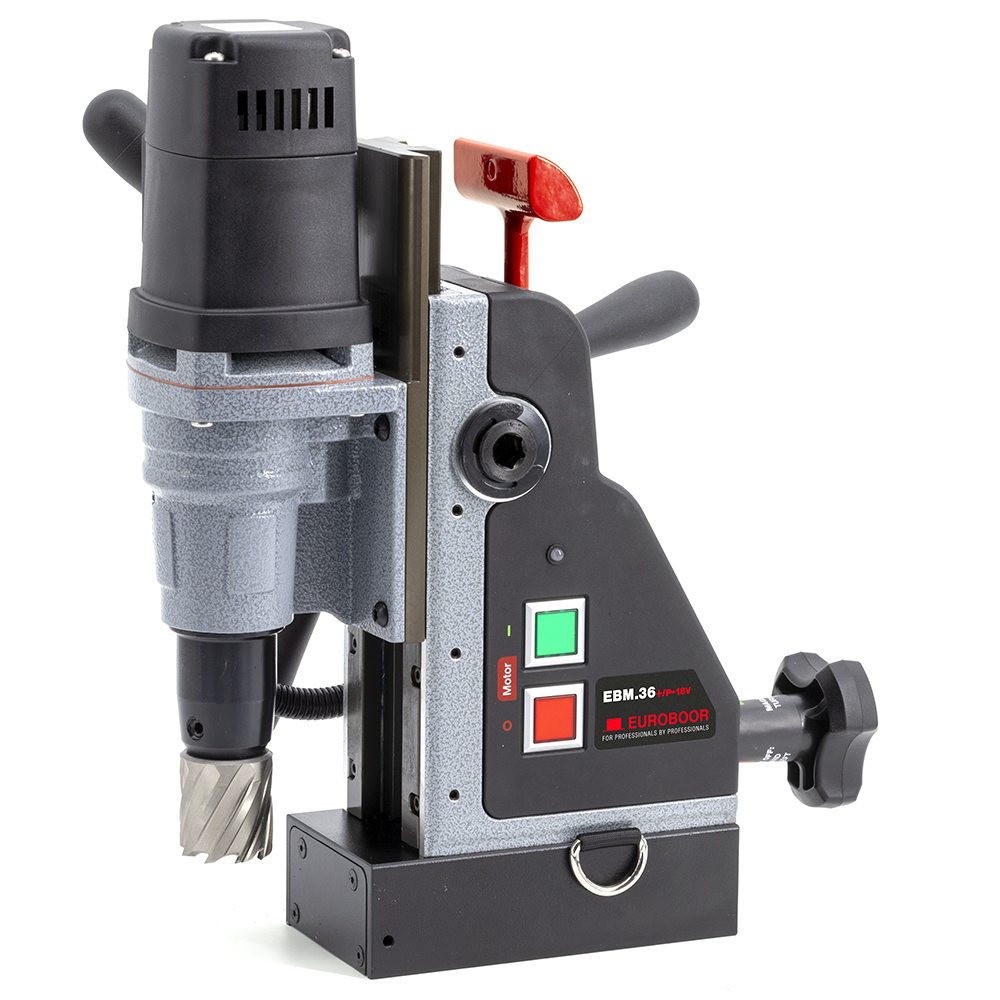 Cordless magnetic drilling machine, 36 mm - 1 7/16", EU. Euroboor Set 2: EBM.36+/P-18V 9Ah - 7/16, 12 thumbnail 3