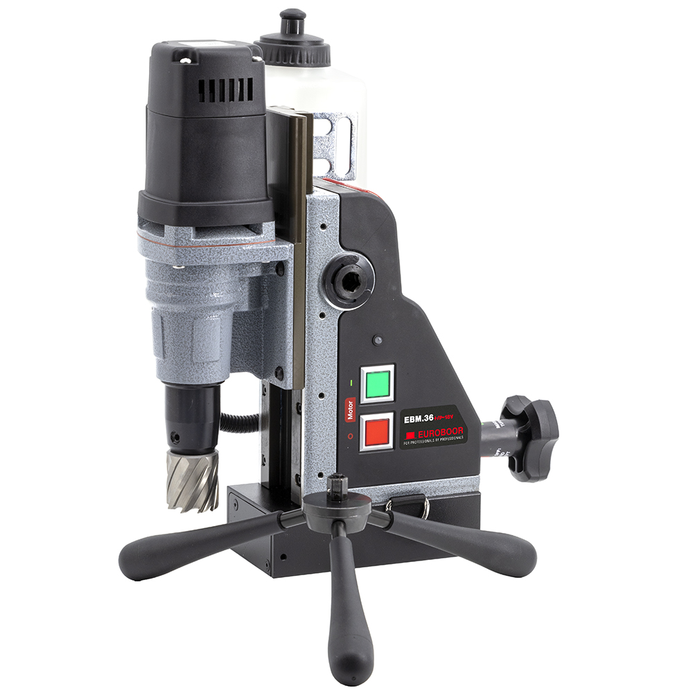 Cordless magnetic drilling machine, 36 mm - 1 7/16", EU. Euroboor Set 2: EBM.36+/P-18V 9Ah - 7/16, 12 thumbnail 4