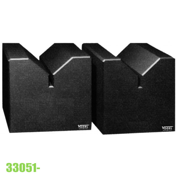 Khối chuẩn V-block cao cấp 33051, bằng đá granite, Vogel Germany