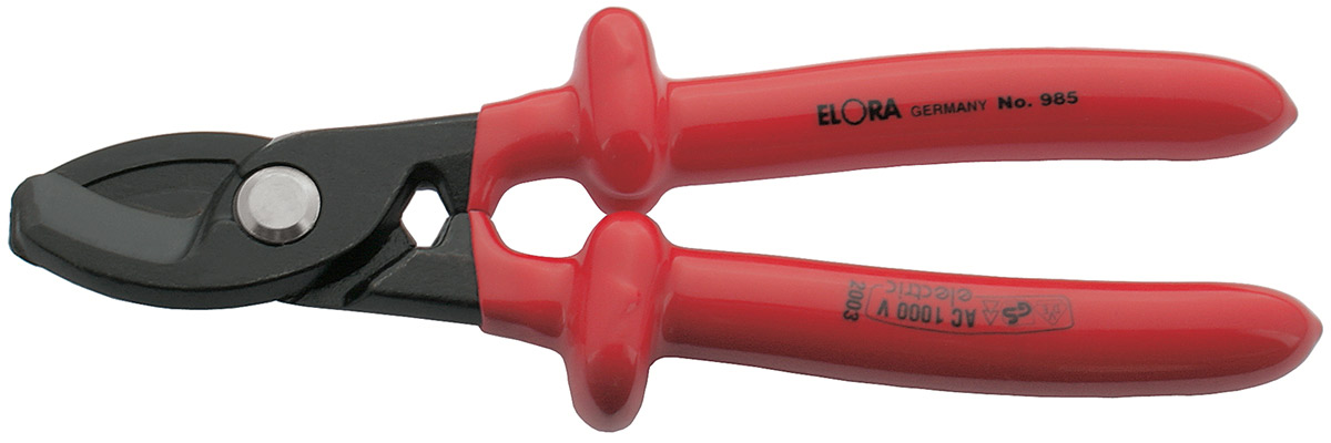 Kìm cắt cáp cách điện 1000V, dài 205mm, Elora Germany