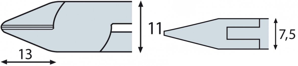 Kìm cắt cạnh ELORA 4550-2K chống tĩnh điện, cắt linh kiện điện tử