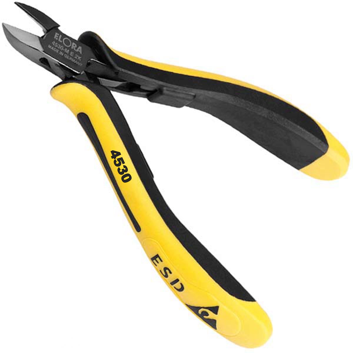 Kìm cắt linh kiện ELORA 4530-2K, độ cứng lưỡi cắt 61-63 HRC