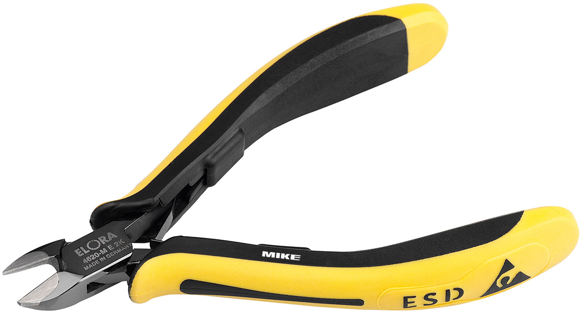 Kềm cắt cạnh ELORA 4620-ME2K chống tĩnh điện có lưỡi cắt đặc biệt
