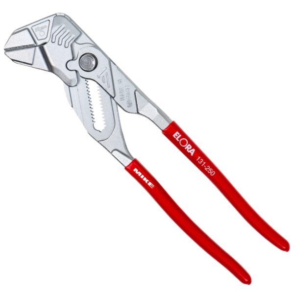 Kìm cờ lê ELORA 131-250 dài 10 inch, trượt nhanh bằng nút nhấn