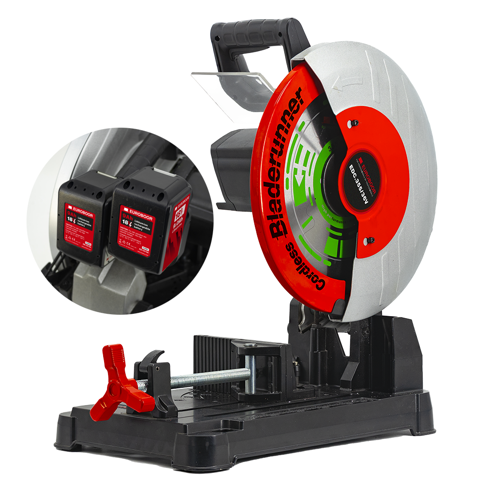 Cordless dry cut metal saw, 355 mm. Euroboor EDC.355/36V Package Deal - 1, 25.4 thumbnail 3