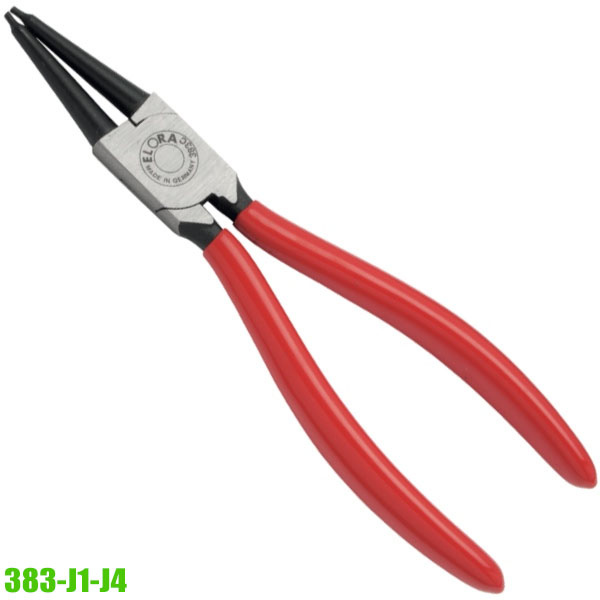 Kìm mở phe trong mũi thẳng ELORA 383-J1, cán bọc nhựa