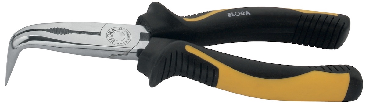 Kềm mỏ nhọn đầu cong 90 độ ELORA 471 