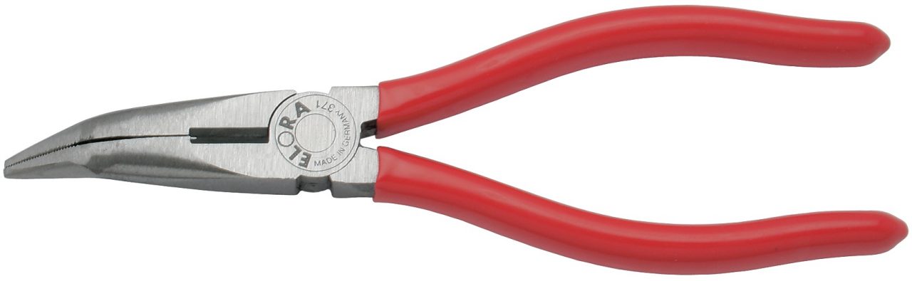 Kìm mỏ nhọn đầu cong 45 độ kiểu cổ điện ELORA 371.