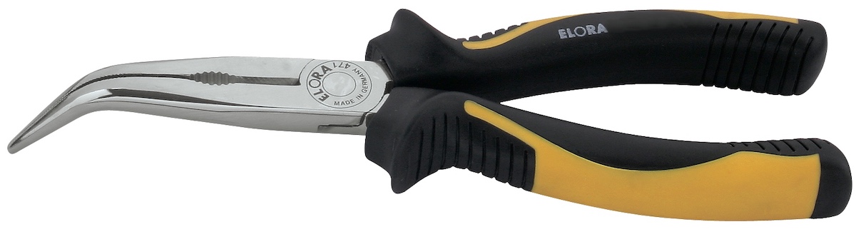 kìm mỏ nhọn đầu cong 45 độ ELORA 471-45