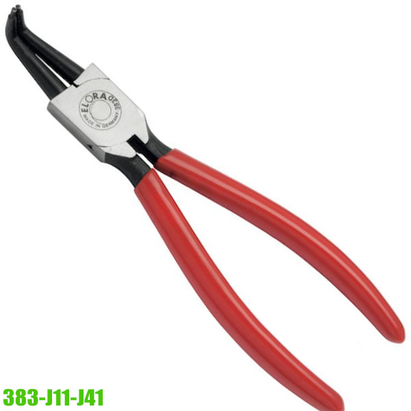 Kìm phe trong mũi cong 90° ELORA 383-J11, chuẩn DIN 5256 Form D