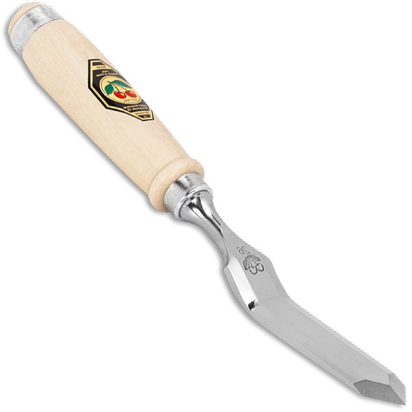 Đục gỗ Kirschen 1059 lưỡi vát nhọn chữ V, thân cong