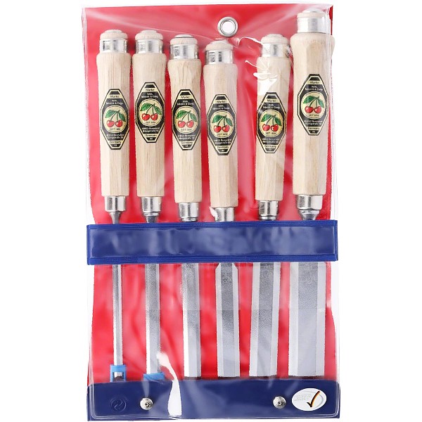 Bộ đục gỗ, dao tiện điêu khắc gỗ Kirschen 1112000 PT, gồm 6 cây
