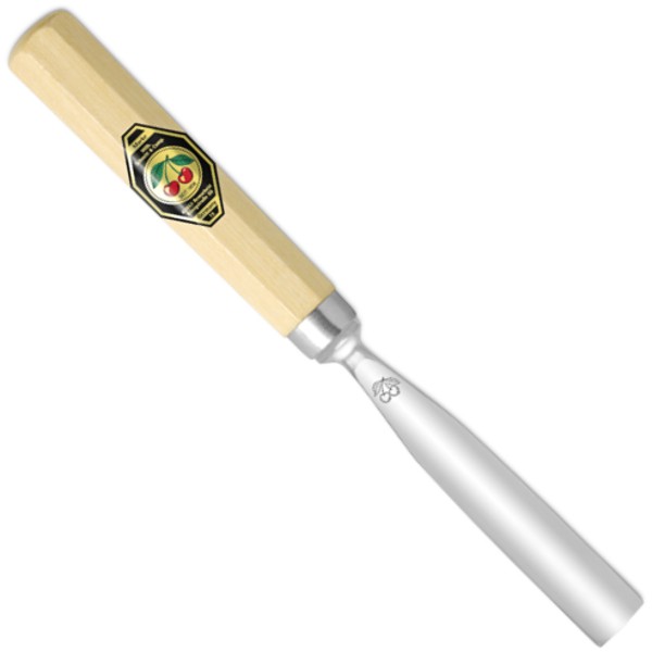 Bildhauerbeitel | Gebogenes FlacheisenStich 3 | Achtkantform