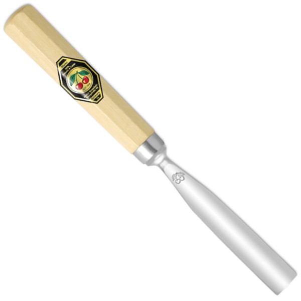 Bildhauerbeitel | Gebogenes HohleisenStich 9 | Achtkantform