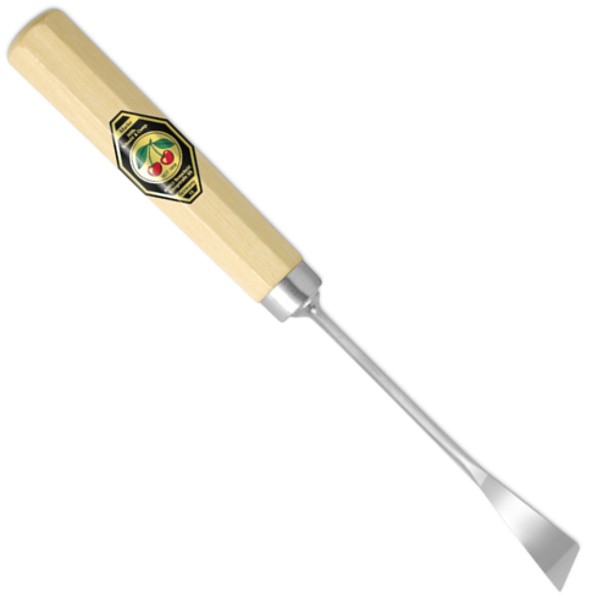 Bildhauerbeitel | Gekröpftes | linksschräges BalleisenStich 1 | Achtkantform