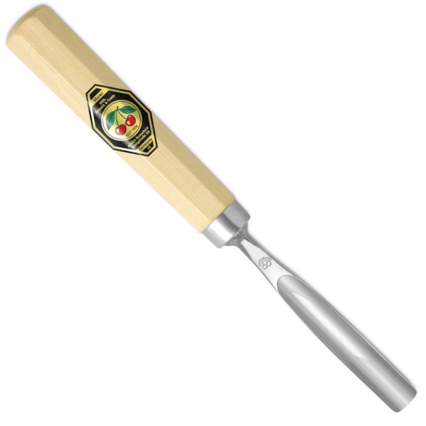 Kerbschnitzbeitel | Gebogen | tiefe HöhlungStich 10 | Achtkantform