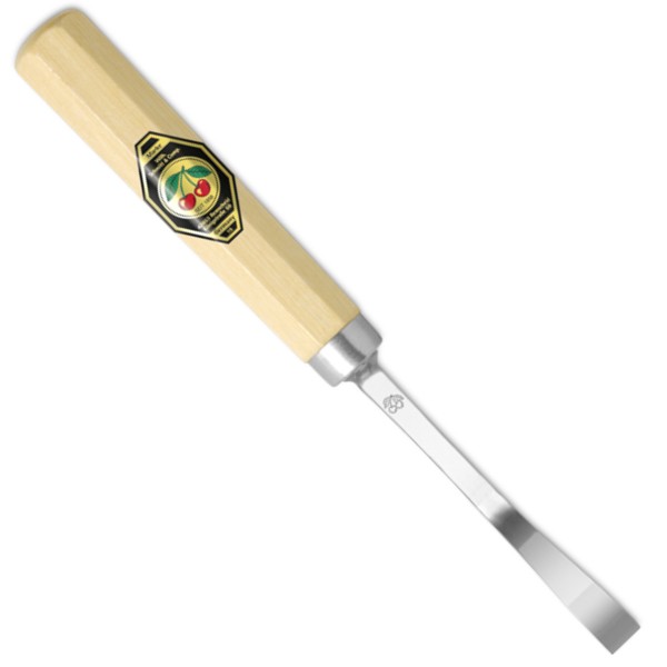 Kerbschnitzbeitel | Gekröpft | flache | gerade SchneideStich 1 | Achtkantform