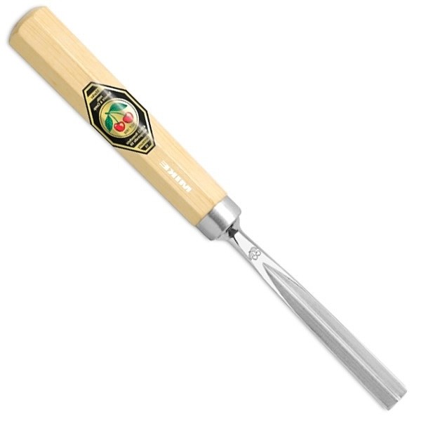 Đục chạm khắc gỗ chữ V, lưỡi thẳng bằng thép gió HSS