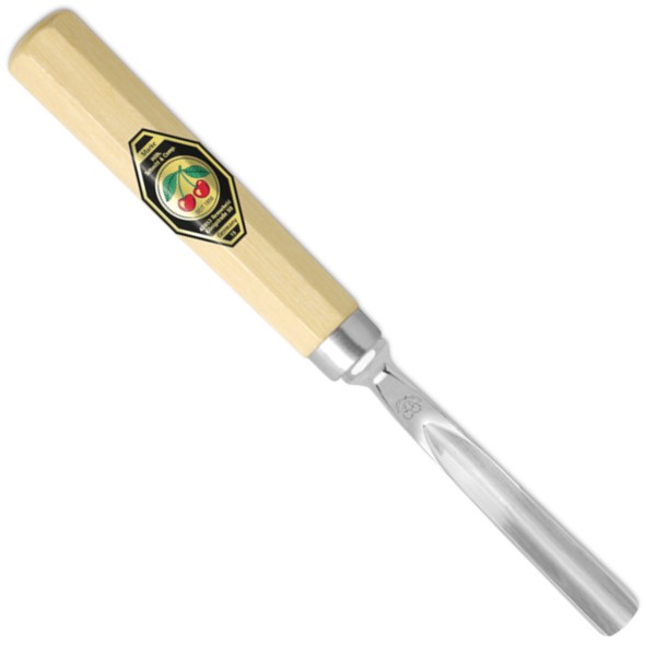 Kerbschnitzbeitel | Gebogener GaißfußStich 39 | Achtkantform