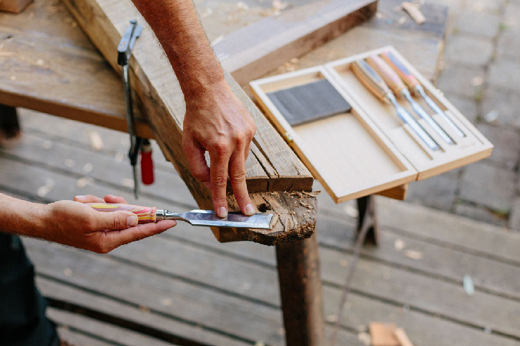 Stechbeitel mit Skateboardheft thumbnail 3