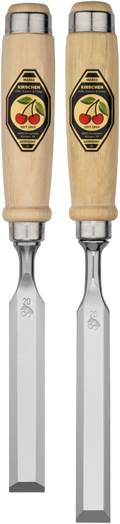 Stechbeitel mit Weißbuchenhefthalblange, starke Ausführung thumbnail 2