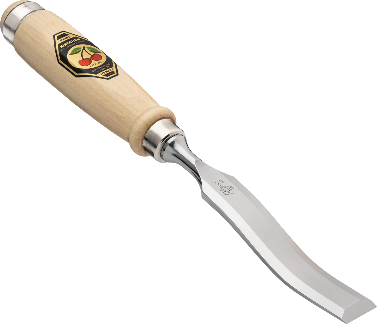 Stechbeitel mit Weißbuchenheftgeschwungene Form thumbnail 3