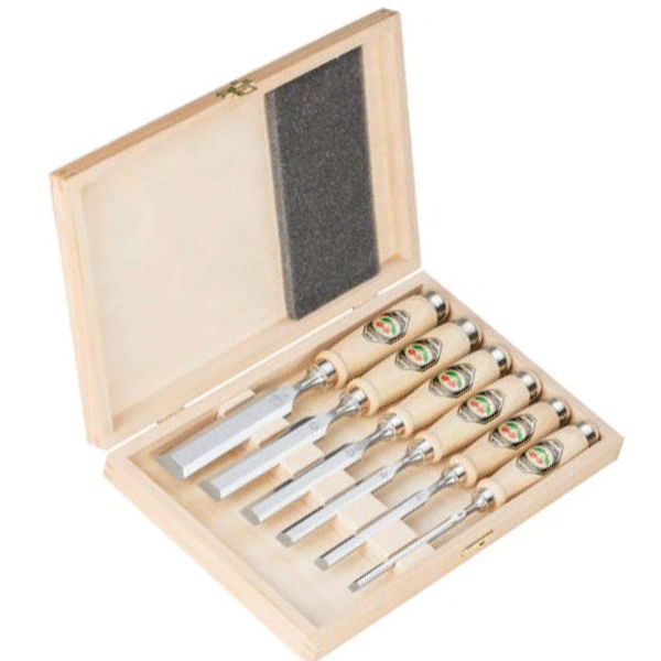 Bộ đục gỗ Kirschen 1101 HK, từ 6mm đến 26mm đựng trong hộp gỗ