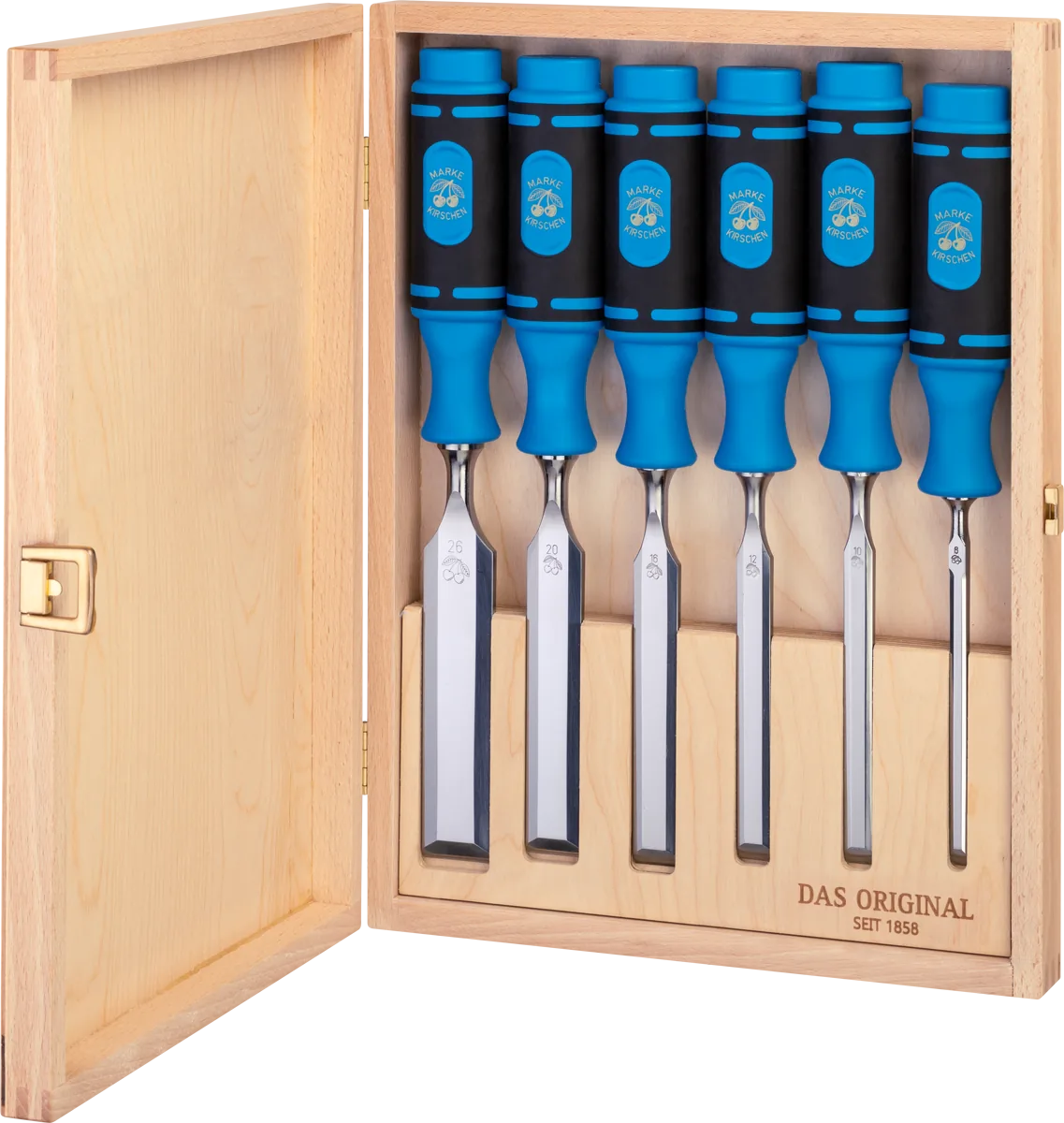 6-piece wood chisel set Kirschen 1108000 6-26 mm thumbnail 2