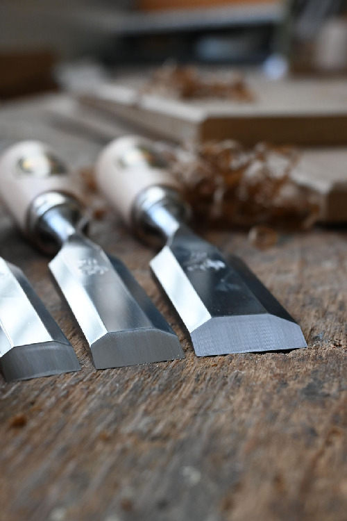 Kurzbeitelsatz im Karton | 4-teiligmit Rotbuchenheft thumbnail 6