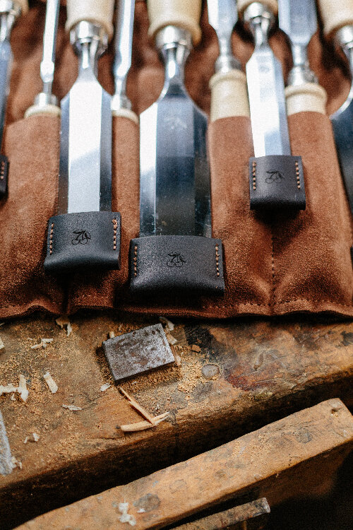 Stechbeitelsatz in Ledertasche, 12-tlg.2-4-6-10-12-16-20-24-26-30-40-50 mm thumbnail 5