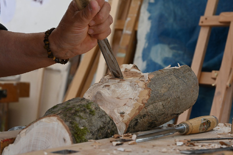 Hohlbeitel mit WeißbuchenheftUlmer-Form thumbnail 3