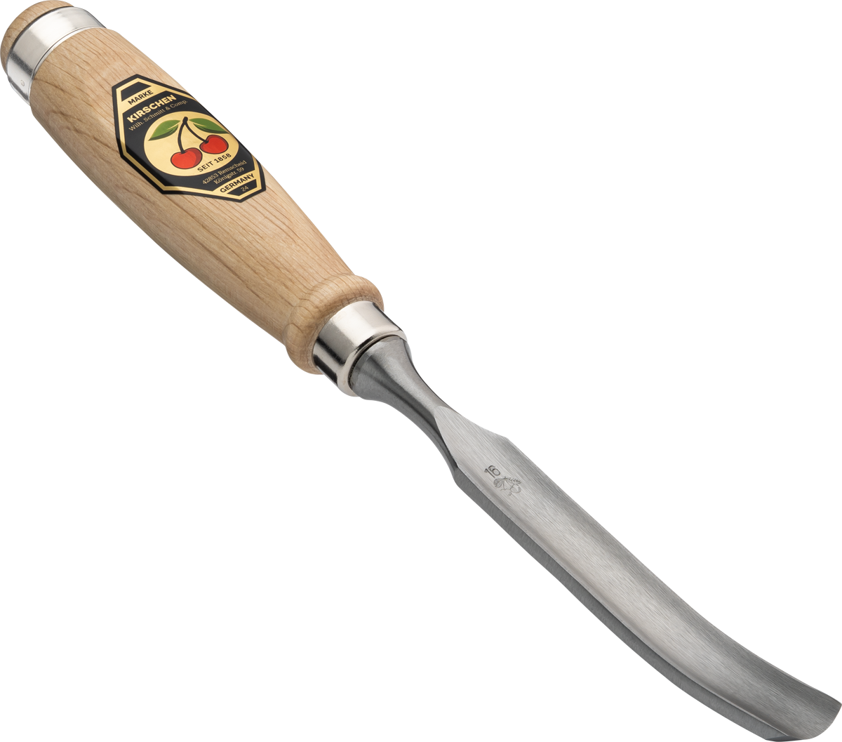 Hohlbeitel mit Weißbuchenheftleicht und gebogene Ausführung thumbnail 4