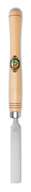 Dao tiện gỗ 6- 26 mm Kirschen 16690-, lưỡi phẳng thẳng, tay cầm gỗ dẻ gai thumbnail 2