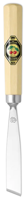 Đục chạm khắc vát chéo lưỡi phẳng Kirschen 31020-, cán gỗ sồi hình bát giác thumbnail 2