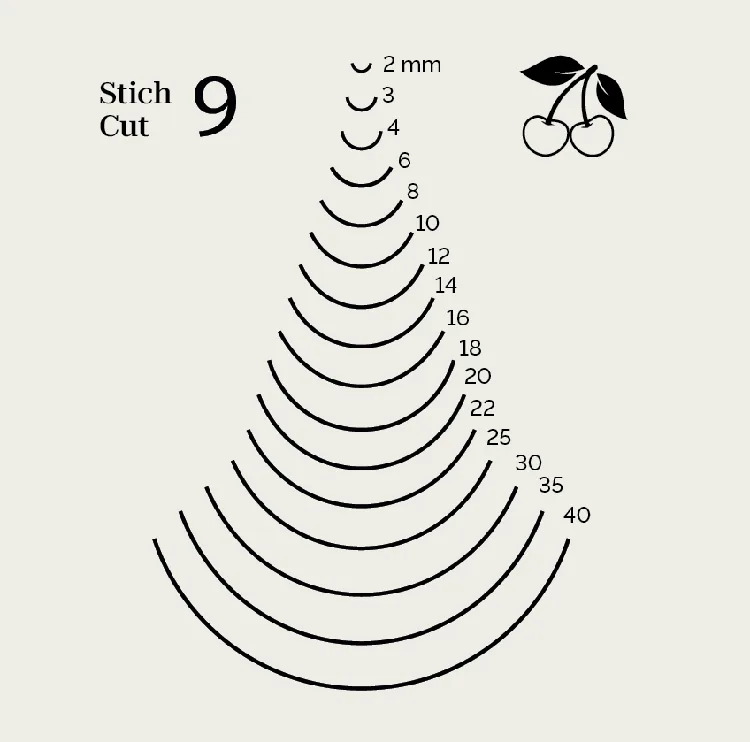 Đục điêu khắc lưỡi 2 - 40 mm thẳng Kirschen 31090-, kiểu lưỡi số 9 với cán gỗ hình bát giác thumbnail 3