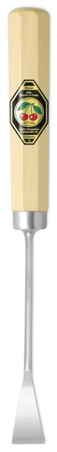 Đục điêu khắc phẳng đầu cong số 1 Kirschen 31210-, góc mài 20° với tay cầm gỗ trăn thumbnail 2