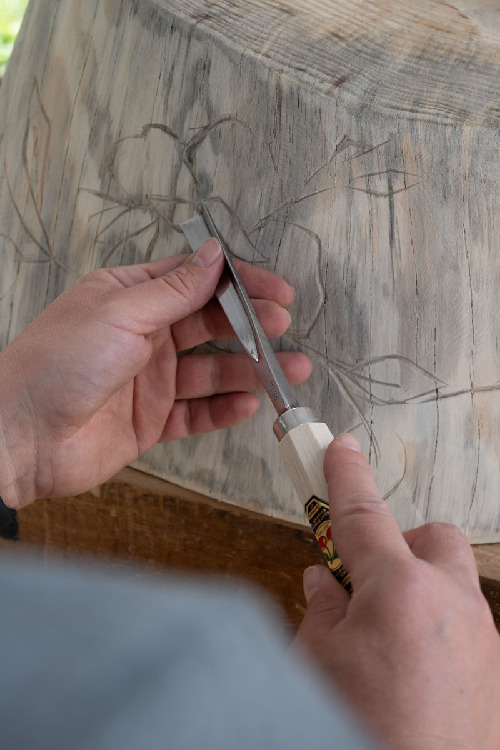 Bildhauerbeitel | Gerader GaißfußStich 39 | Achtkantform thumbnail 3