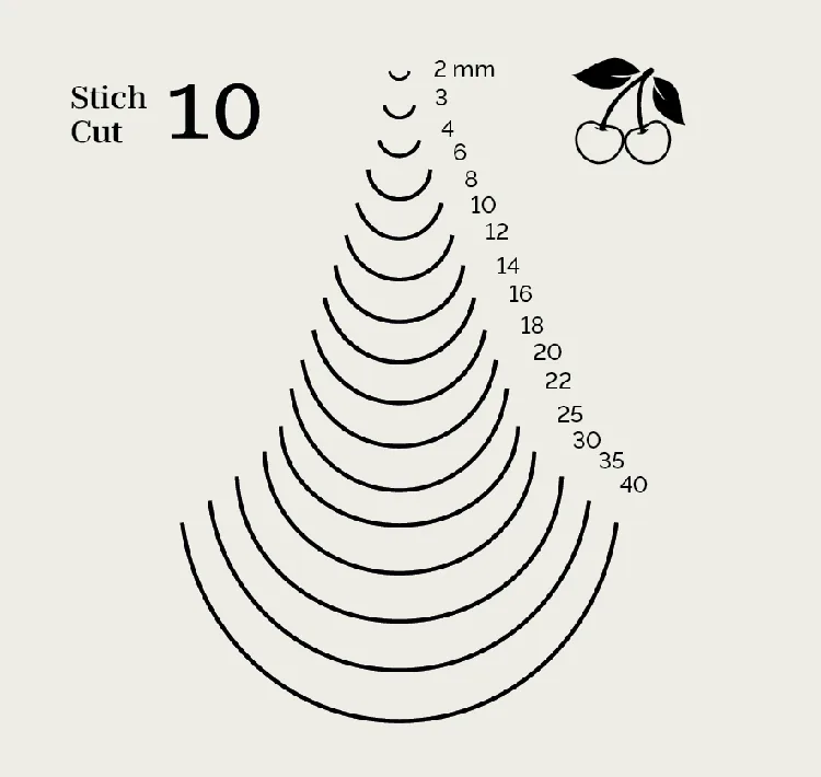 Đục chạm khắc lưỡi rộng 10mm Kirschen 3219010, dáng lưỡi cong, lòng sâu thumbnail 3