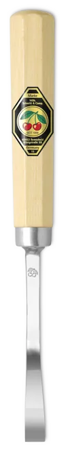 Đục chạm khắc mép cắt thẳng Kirschen 3221010, dáng lưỡi gấp khúc với cán gỗ trăn thumbnail 2