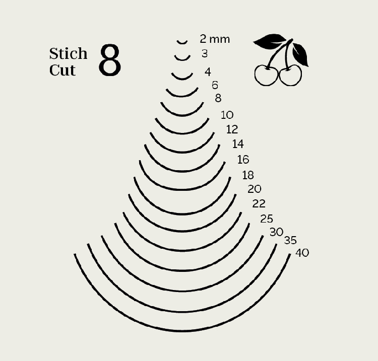 Kerbschnitzbeitel | Gekröpft | mittlere HöhlungStich 8 | Achtkantform thumbnail 3