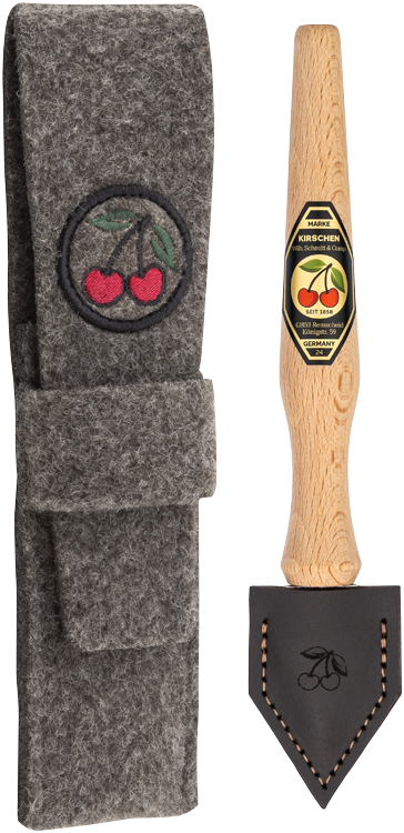 Anreißmesser in Filztaschemit Rotbuchenheft thumbnail 2