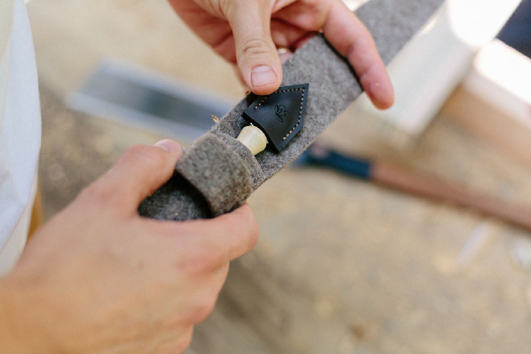 Anreißmesser in Filztaschemit Rotbuchenheft thumbnail 5