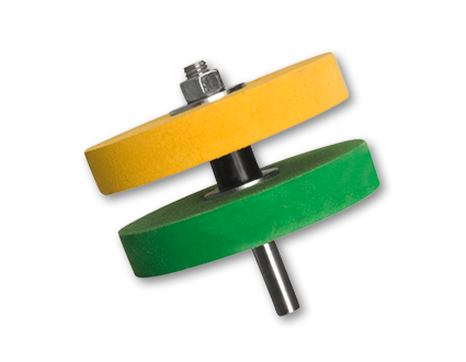 Schärfscheiben auf Dorn