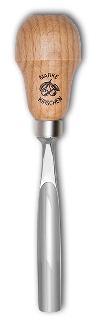 Kerbschnitzbeitel mit RotbuchenheftStich 10 | gebogen | tiefe Höhlung | Birnenform thumbnail 2