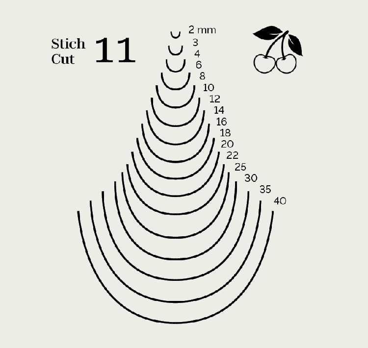 Zierschnitzeisen mit Rotbuchenheft | 1 mmStich 11 | gebogen | Birnenform thumbnail 2