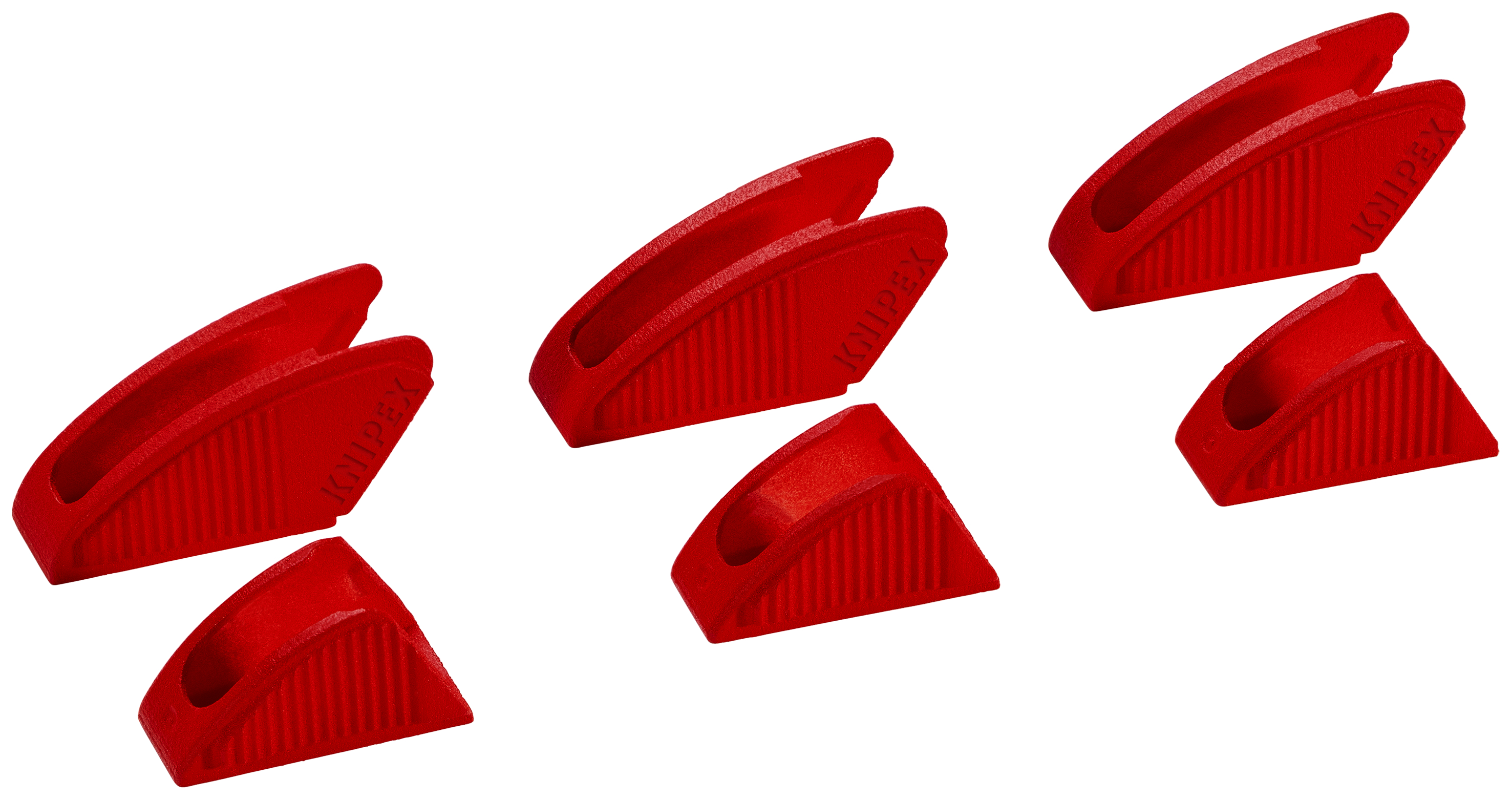 KNIPEX 86 09 300 V01 3 pairs of plastic jaws for all 86 XX 300 models (models from 2020)
