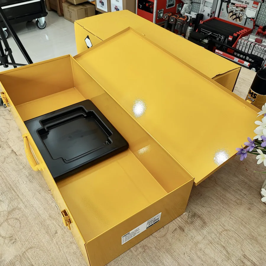 164250 Vali chuyên dụng bằng thép, rỗng ruột, sơn tĩnh điện 092510