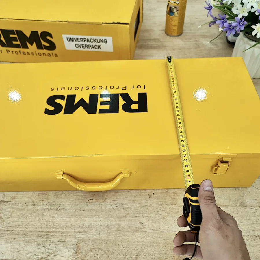 164250 Vali chuyên dụng bằng thép, rỗng ruột, sơn tĩnh điện 092755